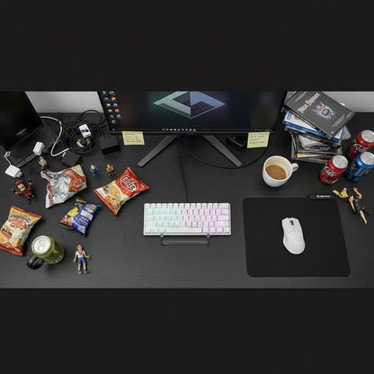 Teclado mecanico 60% gaming keyboard gamer mechanical keyboards pc teclados laptop oficina mini key board klavye teclas white