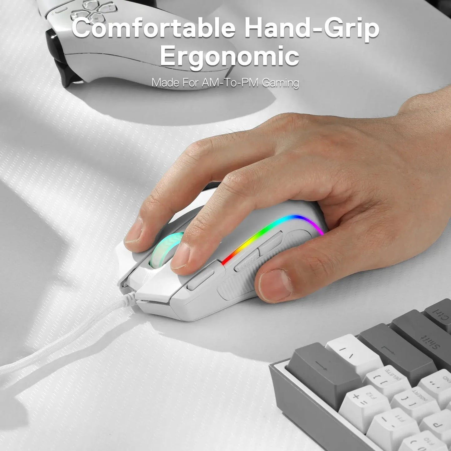 Souris Gaming Redragon M612 Predator – Précision et Confort ZentricPC