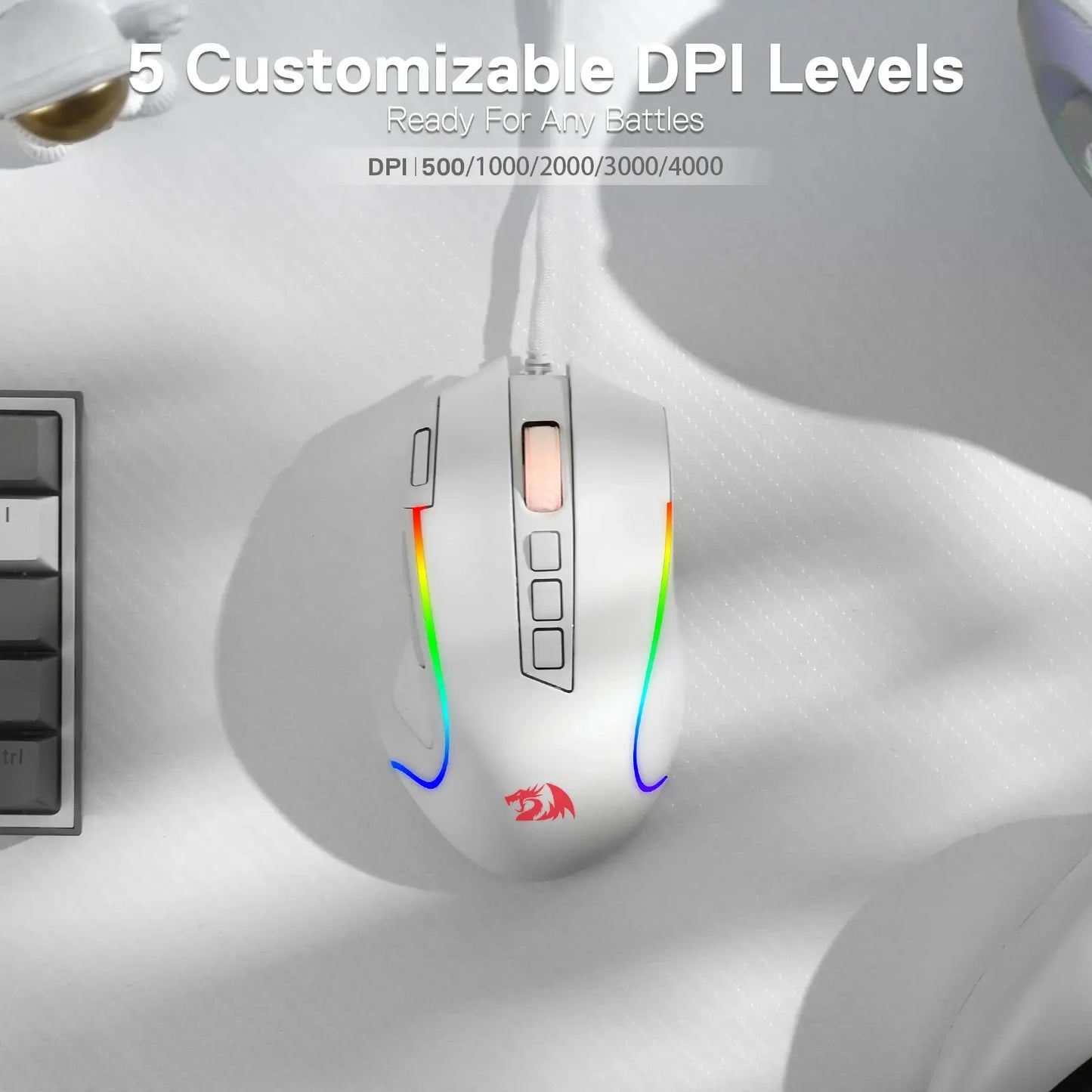 Souris Gaming Redragon M612 Predator – Précision et Confort ZentricPC